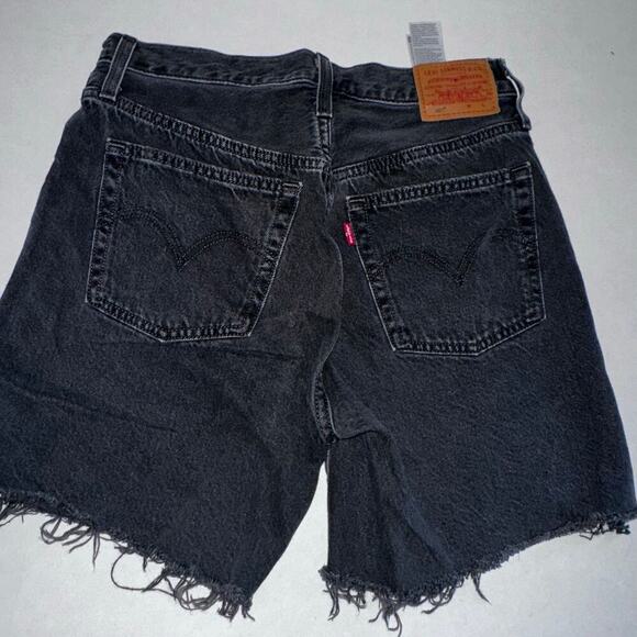 Levi's 501 Bermuda washed black shorts sz 27 - Picture 3 of 7